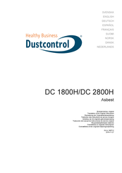 Dustcontrol DC 1800H Bersetzung Der Originalbetriebsanleitung