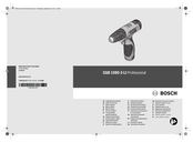 Bosch GSB 1080-2-LI Professional Originalbetriebsanleitung