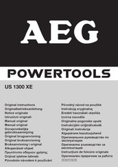 AEG Powertools US 1300 XE Originalbetriebsanleitung