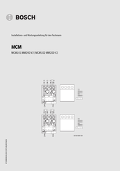 Junkers MCM Serie Installations- Und Wartungsanleitung Für Den Fachmann