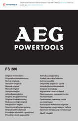 AEG FS 280 Originalbetriebsanleitung