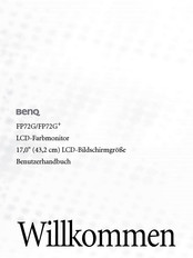 BenQ FP72G Benutzerhandbuch