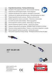 Gude AST 18-201-05 Originalbetriebsanleitung