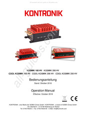 Kontronik KOSMIK 160 HV Bedienungsanleitung