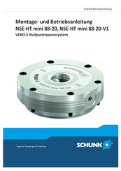 SCHUNK NSE-HT mini 88-20 Montage- Und Betriebsanleitung