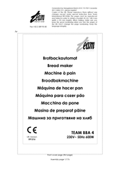 Team International TEAM BBA 4 Bedienungsanleitung