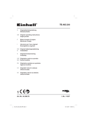 EINHELL TE-AG 230 Originalbetriebsanleitung