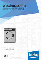 Beko WML 51432 MEU Bedienungsanleitung