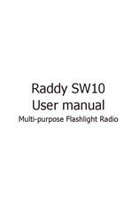 Raddy SW10 Bedienungsanleitung