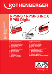 Rothenberger RP50-S INOX Bedienungsanleitung