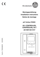 IFM Electronic A5interfoce AC1317 Montageanleitung