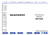 Marantz NR1609 Bedienungsanleitung