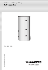 Bosch JUNKERS PST 1500 Installations- Und Wartungsanleitung