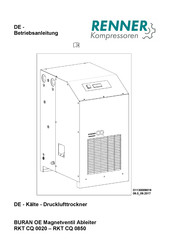Renner Kompressoren RKT CQ 0225 Betriebsanleitung