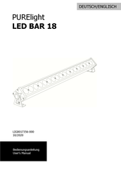 Lightmaxx PURElight LED BAR 18 Bedienungsanleitung