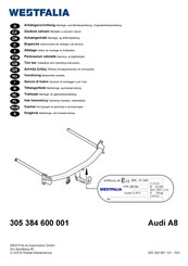 Westfalia Automotive 305 384 600 001 Montage- Und Betriebsanleitung