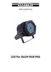 Varytec LED Par 36x3W RGB IP65 Bedienungsanleitung