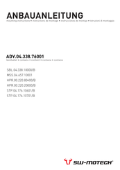 SW-Motech ADV.04.338.76001 Anbauanleitung