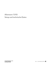 Dell Alienware 13 R3 Einrichtung Und Technische Daten