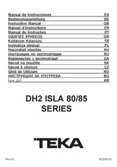 Teka DH2 ISLA 85 Serie Bedienungsanleitung