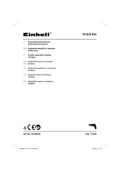 EINHELL TC-ED 450 Originalbetriebsanleitung
