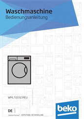 Beko WML 51032 MEU Bedienungsanleitung
