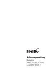 Hark Radiante 550/30/48-66.29 H Bedienungsanleitung