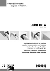 Stobag SRCR 100 A Anweisungen Und Hinweise Für Den Installateur