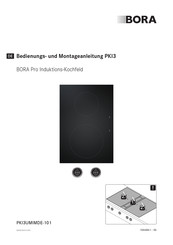 bora PKI3UMIMDE-101 Bedienungs- Und Montageanleitung