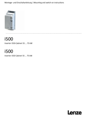 Lenze i550 Montage- Und Einschaltanleitung