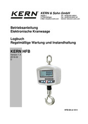 KERN&SOHN HFB Betriebsanleitung