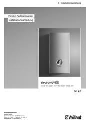 Vaillant VED E 27/7 Installationsanleitung