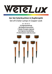 Westfalia WETELUX 96 45 31 Originalanleitung