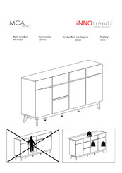 MCA furniture CERVO 48645WE5 Montageanleitung