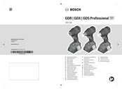 Bosch GDX 18V-200 Professional Originalbetriebsanleitung