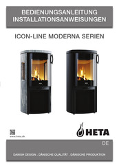 Heta Icon-Line Moderna-Serie Bedienungsanleitung, Installationsanweisungen