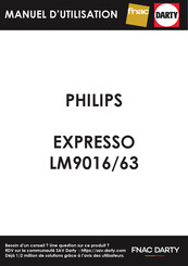 Philips LOR BARISTA LM9016/63 Bedienungsanleitung
