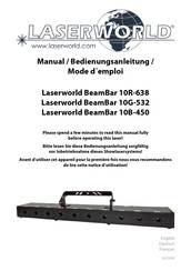 Laserworld BeamBar 10R-638 Bedienungsanleitung