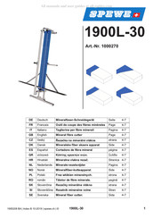 Spewe 1900L-30 Bedienungsanleitung