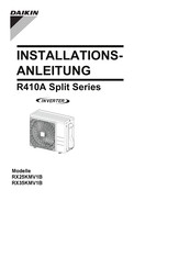 Daikin RX25KMV1B Installationsanleitung