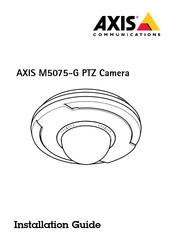Axis M5075-G Installationsanleitung