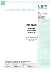 VIPA 605-1BL30 Handbuch
