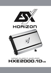 ESX HORIZON HXE2000.1D V2 Bedienungsanleitung