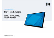 Elo Touch Solutions 2470L Bedienungsanleitung