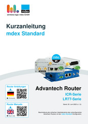 Advantech mdex Standard ICR-Serie Kurzanleitung