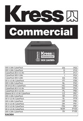 Kress Commercial KAC804 Bedienungsanleitung