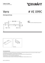 Duravit Vero VE 099C Montageanleitung