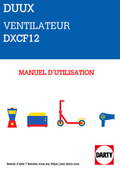 Duux DXCF12 Bedienungsanleitung
