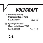 VOLTCRAFT VC40 Bedienungsanleitung