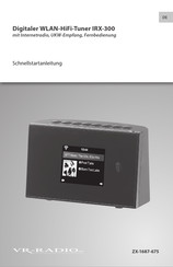 VR-RADIO IRX-300 Schnellstartanleitung